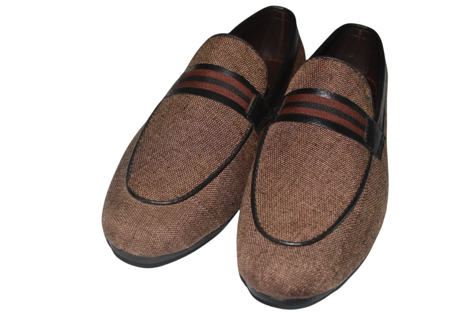 Saffiera Signature Bronze Textured Loafer – Men's Casual Slip-On Shoes